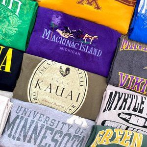 5 Mystery Thrifted T-Shirts | Vintage Inspired Tees | Mystery Graphic Tees |